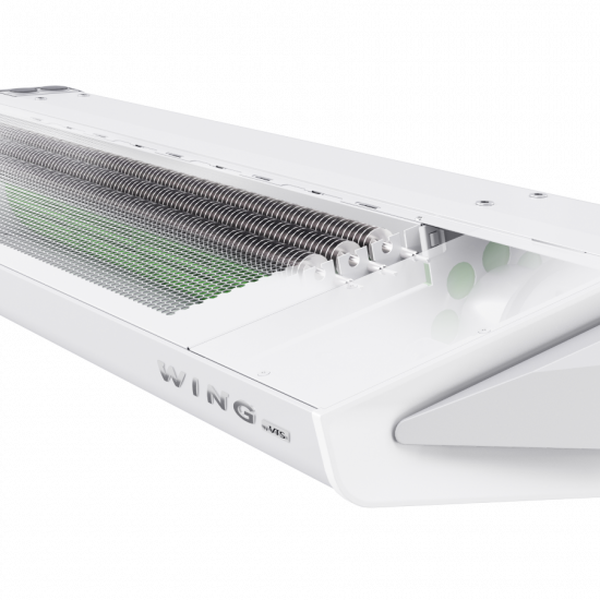 Kurtyna powietrzna WING E150 AC z grzałkami elektrycznymi