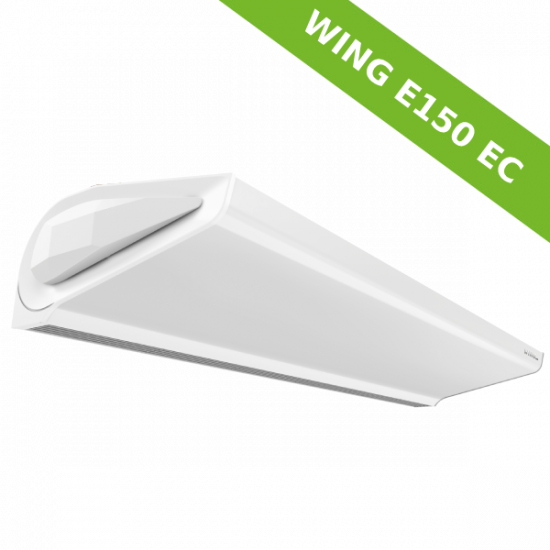 Kurtyna powietrzna WING E150 EC z grzałkami elektrycznymi