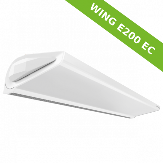 Kurtyna powietrzna WING E200 EC z grzałkami elektrycznymi